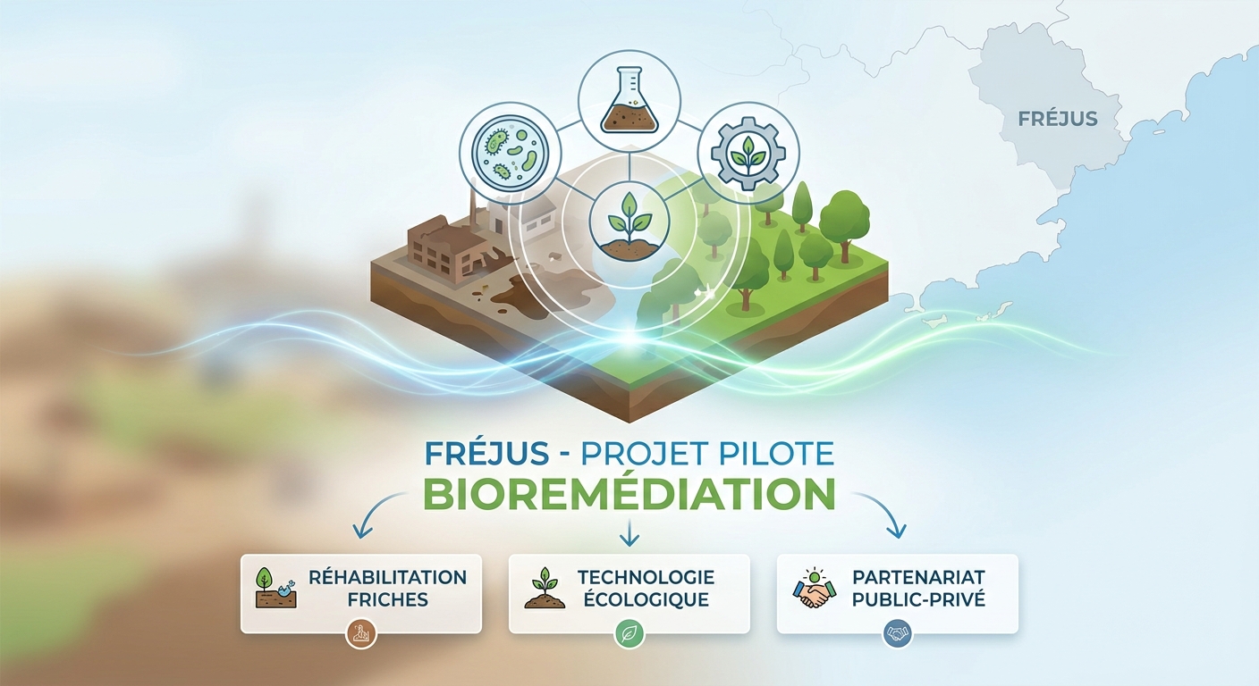 Fréjus Innove en Traitement de Sol pour ses Friches Industrielles