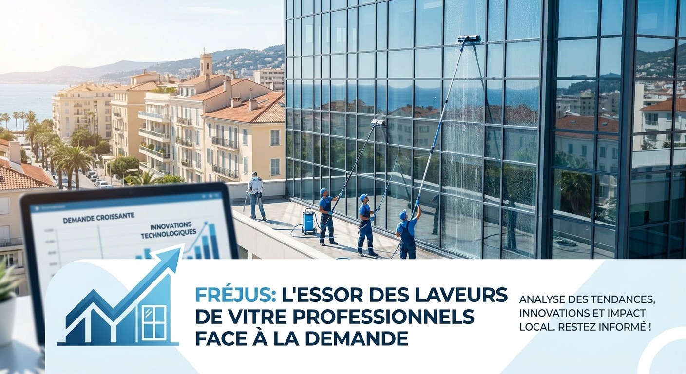 Fréjus: L'essor des Laveurs de Vitre Professionnels Face à la Demande